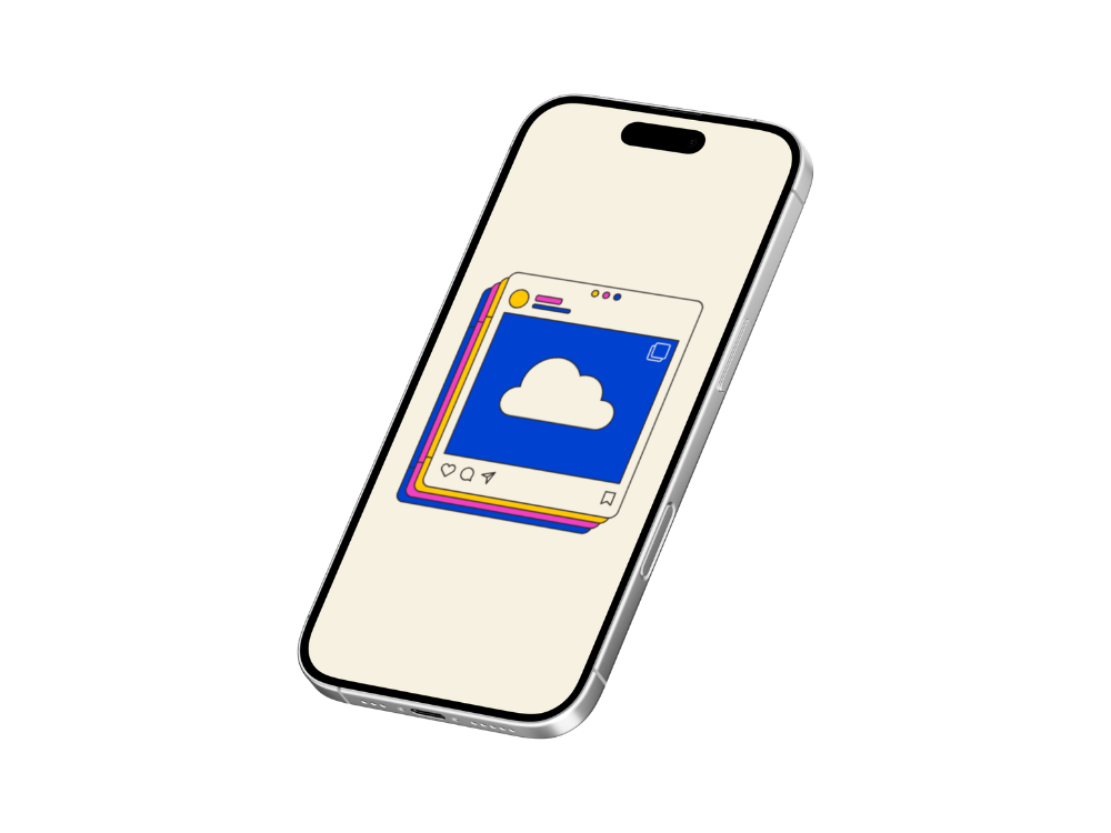 App mockup on phone