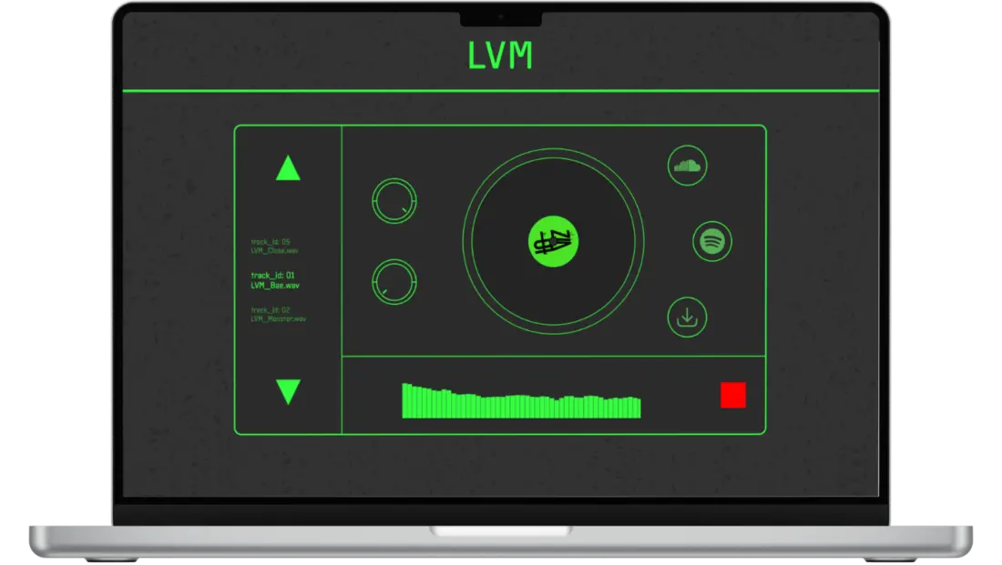 Custom EP player mockup